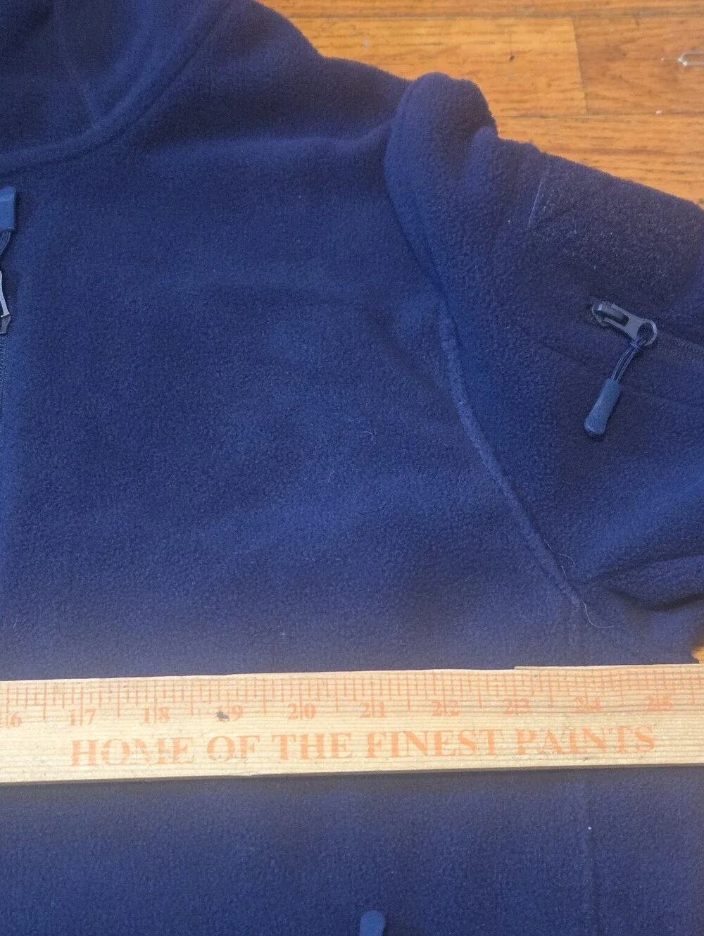 Bearskin Tactical Hoodie 4.0 Mens Blue Full Zip Fleece Sweatshirt Jacket- XL